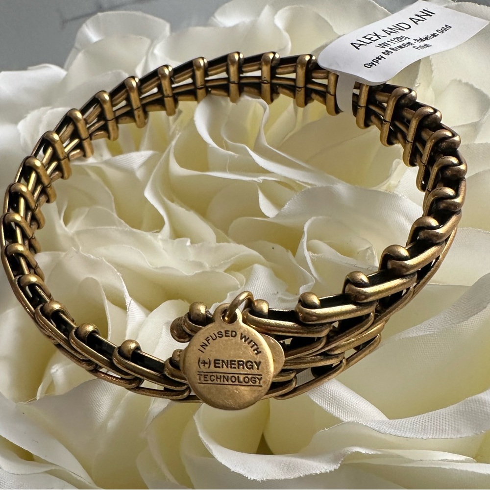 Alex And Ani Gypsy 66 Bracelet - Rafaelian Gold Finish - VW112RG - BRAND NEW
